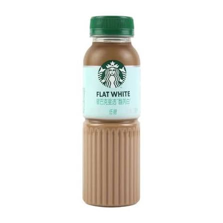 Starbucks Flat White Low Sugar Iced Coffee Drink 270ml